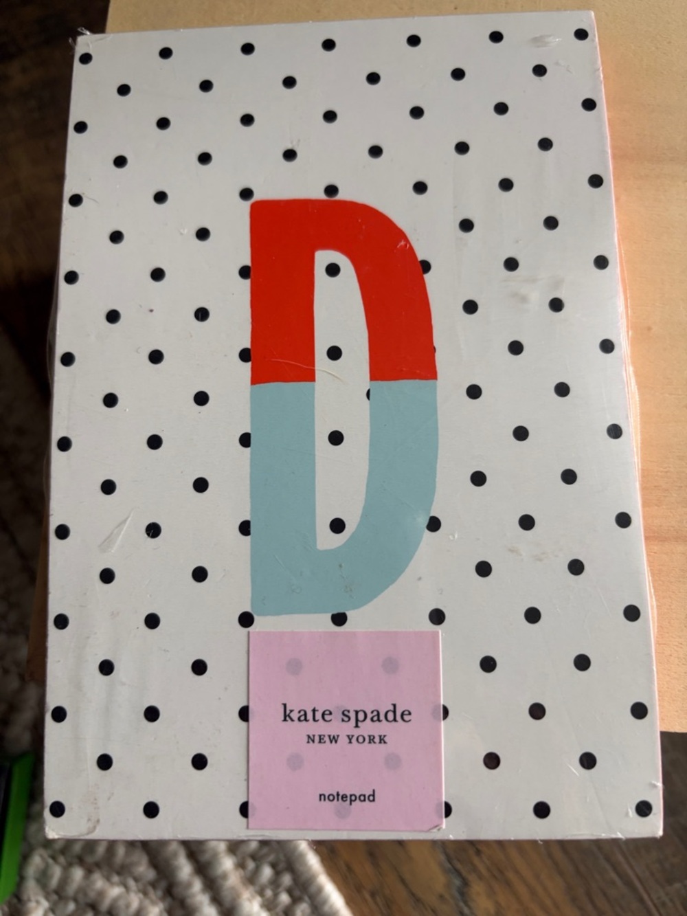 kate spade Black & White Polka Dot Pen Set with Gold Accents - Picture 2 of 4